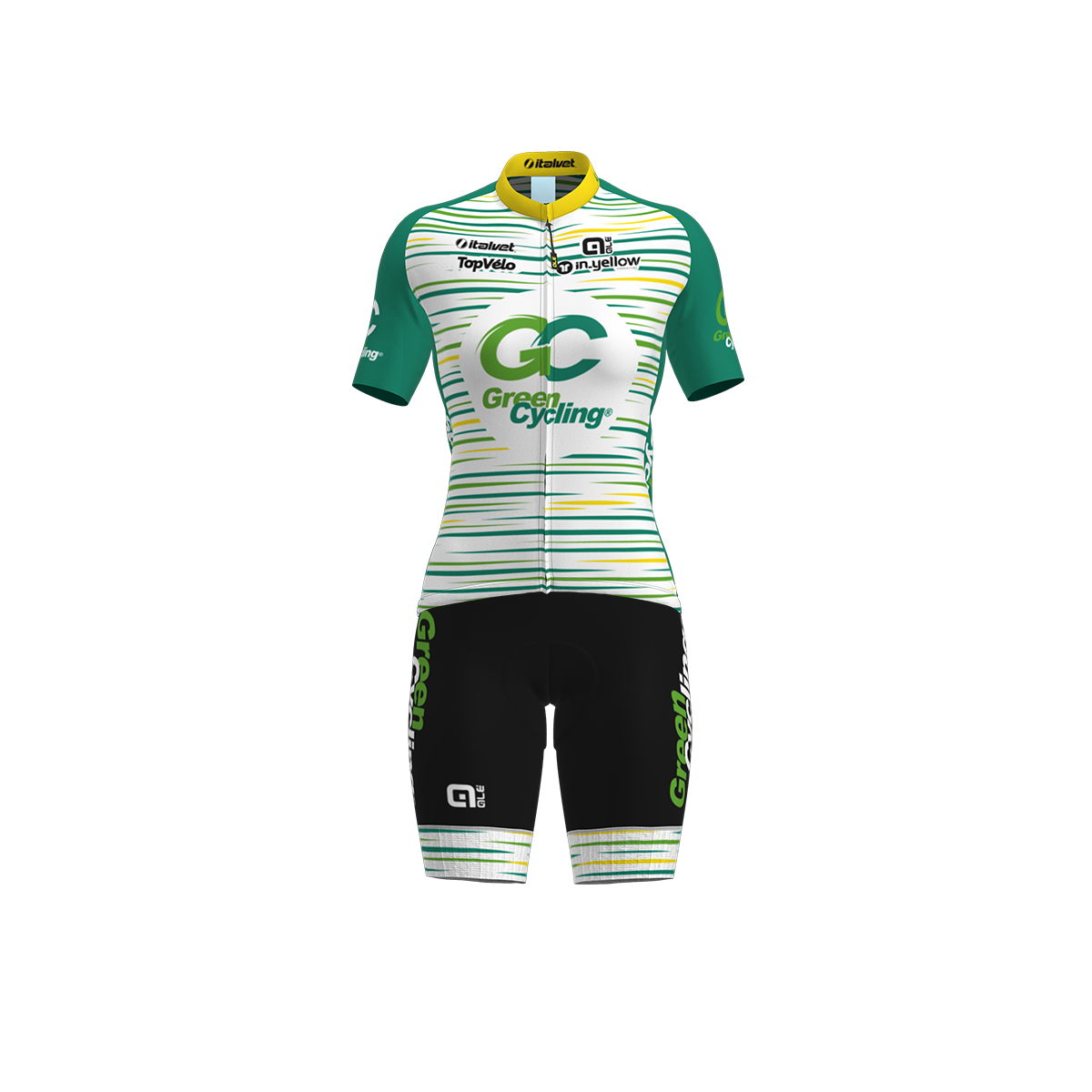 Tenue ALÉ PRIME GREEN CYCLING