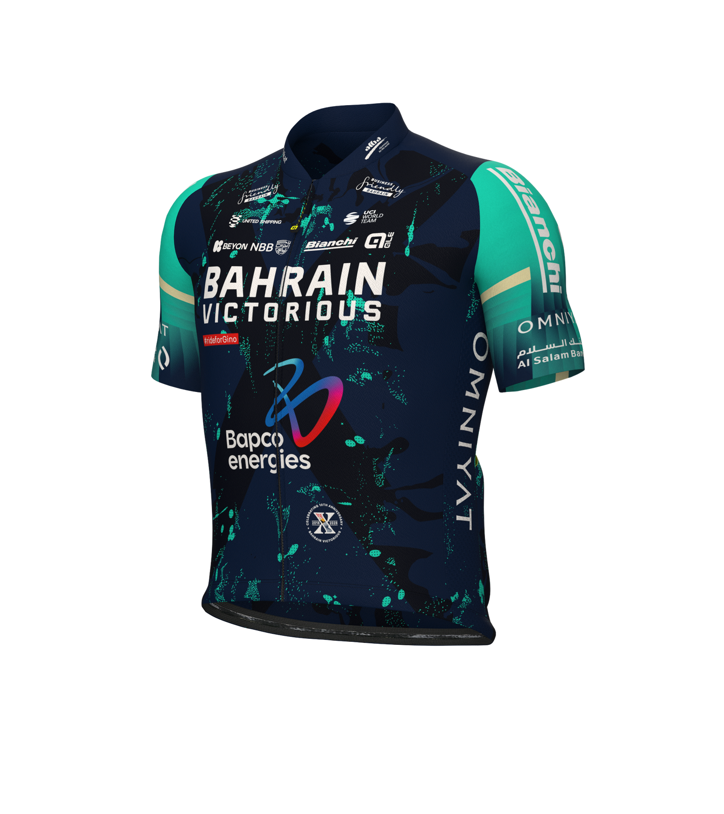 Maillot manches courtes Bahrain-Victorious 2026 Prime