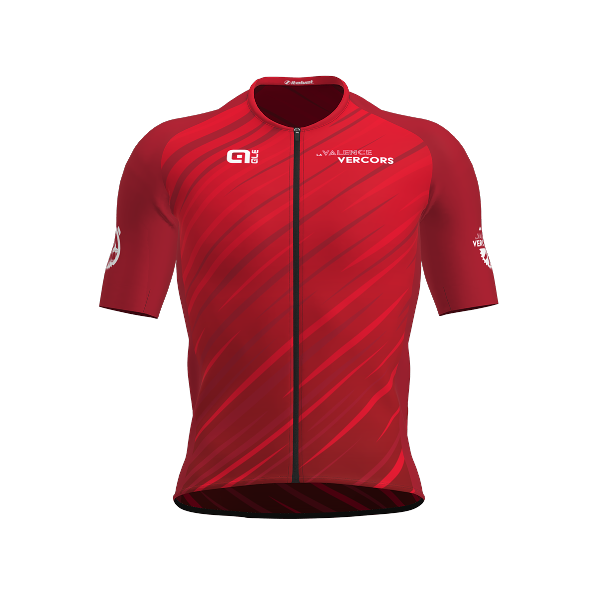 Maillot Cycliste Voler Homme – Taille XL – Rouge – Fermeture éclair Intégrale – Made In USA